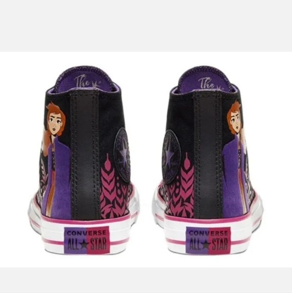 CONVERSE x Disney Frozen II Anna Sneakers Shoes Sz US 4 Youth/ UK 3.5/ EUR 36 - Picture 4 of 4